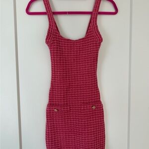 Zara Fuchsia Knit Mini Dress